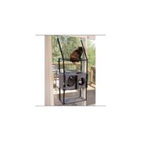 K&H Pet Products Hangin' Cat Condo Mueble montado en la Puerta para gatos Árbol para gatos con Clase Gris 3 Pisos - details 7