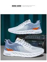 Zapatillas deportivas de punto transpirables para hombre, calzado informal para gimnasio, entrenadores atléticos, trotar al aire libre, Tenis - details 11