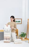 Bolsas de Vacío Nuevas y Patentadas Grandes de Plástico para Almacenamiento de Ropa y Manta Accesorios de Viaje Funda de Bolsa de Compresión Vacía - details 1