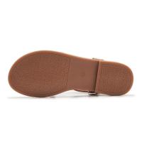 Sandalias de mujer zapatos planos - cómodo verano elegante casual elástico tobillo slip on playa caminar sandalia - details 18