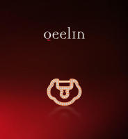 QееΙīп Collar Yu Yi mediano en oro amarillo de 18 quilates con diamantes y jade negro - details 9