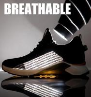 Nuevos zapatos informales para hombre, zapatillas simples de verano en blanco y negro, zapatillas transpirables a la moda, zapatos invisibles con aumento de altura de 6/8/10cm - details 1