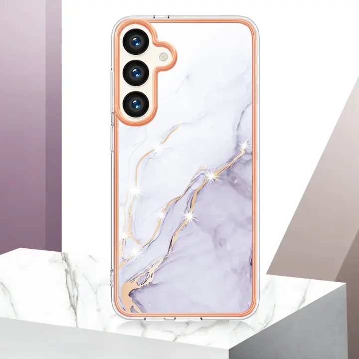 Funda de teléfono con diseño de mármol de lujo para Xiaomi 14T Poco C75 C65 C61 F6 M6 X6 Redmi 14C 13C A4 A3 A3X Turbo 3 Redmi Note 14 13 Pro Plus, funda protectora a prueba de golpes - 1