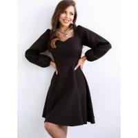 Vestido de noche elegante para mujer, nuevo vestido de manga larga de color sólido, vestidos de moda, promoción - details 2