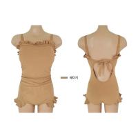 Nuevo traje de baño coreano Sexy de realce de una pieza, vestido recortado, traje de baño para mujer, traje de baño bonito - details 17