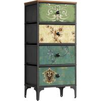 Cómoda, Cómoda para Dormitorio, Unidad de Almacenamiento, Armario con 12 cajones de Tela, Muebles de Dormitorio, cómoda para Cocina, Oficina, Pasillo, Estilo rústico - details 35
