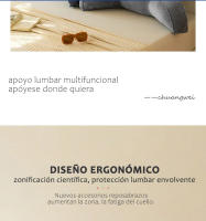 Cojín de respaldo Triangular para sofá, almohada decorativa para cabecera de cama, tumbona, lectura de TV, Lumbar - details 4