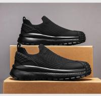 Zapatillas de deporte de los hombres de moda Flyknit transpirable Athletic Casual Shoes - details 17
