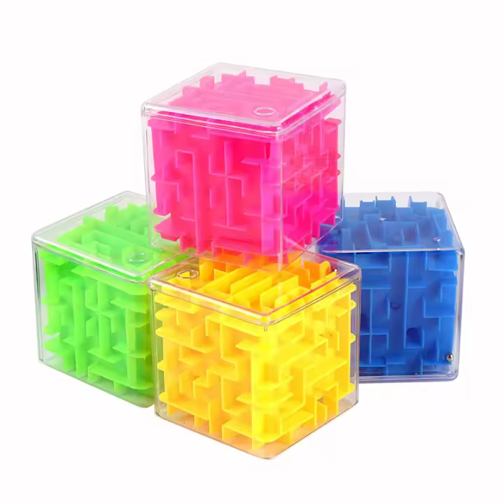 Juego de Laberinto 3D Diikamiiok de 8cm Mezcla de Plástico Juguete Educativo para Niños y Adultos Estilo Cúbico Recomendado para 14 años + - 1