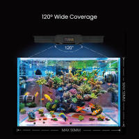 Spectra Aqua Knight V3 60W Programable Sunrise Sunset Luz LED para acuarios marinos Tanque de peces de arrecife de coral - details 3