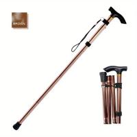 Bastón De senderismo Plegable, Ajustable Con Asas En T, cómodo Para Hombres, Mujeres, Ancianos - details 11