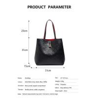 CH Vintage Color puro cubo letras clásicas viajero de gran capacidad bolso de mujer bolso de impresión Simple mochila de lujo de alta gama - details 1