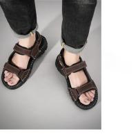 Sandalias deportivas para hombre, correas ajustables, sandalias de senderismo para interiores y exteriores, sandalias informales con punta abierta para caminar, zapatos de agua para playa de verano - details 16