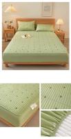 Funda de cama de estilo Simple, colcha acolchada, cubierta de colchón agradable para la piel, ropa de cama elástica para el hogar (sin funda de almohada), 1 unidad - details 15