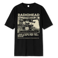 Radiohead - Camiseta Retro Clásica para Hombre, Estilo Hip Hop, Tour de Rock Norteamericano, 100% Algodón, Talla Grande - details 5