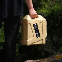 Cubo para beber al aire libre de 12L, contenedor portátil de almacenamiento de agua de gran capacidad, tanque de agua para acampar resistente al desgaste a prueba de fugas - details 14