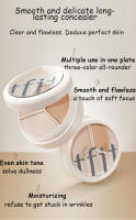 Paleta de Corrector 3 Colores Tfit Maquillaje Profesional para Corrector de Ojeras, Marcas en la Piel Herramientas de Cuidado de la Piel de Belleza - details 1