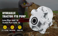 SucceBuy Bomba hidráulica, 21,2 GPM, 540 RPM, motor de 2250 PSI, puerto de salida SAE 12, ideal para divisor de troncos, elevador de puerta trasera de camión - details 0