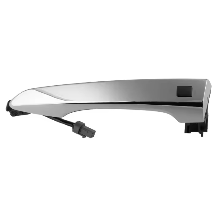 Manija de llave inteligente para puerta delantera izquierda Exterior cromada 82651D3710 compatible con Hyundai Tucson 2016 2017 2018 2019 - 1