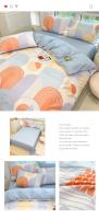 Juego de Ropa de Cama de Algodón Puro de Alta Calidad para el Hogar con Funda de Edredón de Manga Reina 100% Algodón Amigable con la Piel con Sábanas y Fundas de Confort - details 43