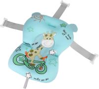 Almohadilla de baño flotante para bebé, almohada de baño de algodón para recién nacidos, asiento de baño antideslizante, hamaca con 3 hebillas de cinturón ajustables para bebés de 0 a 12 meses, transpirable y de secado rápido - details 0