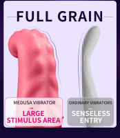 Vibradores de empuje de lengua 4 en 1 Consolador Rose Sex Toys con 10 lamiendo el clítoris y 10 modos de vibración, estimulador de clítoris del punto G, herramientas de placer para juegos de parejas femeninas - details 11