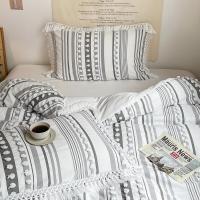 Juego de funda de edredón King Size con borlas, edredón de alta calidad, manta Bohemia y funda de almohada - details 7