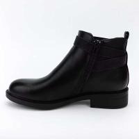 Nuevos botines de pantorrilla Chelsea Martin puntiagudos de cuero de moda para mujer - details 3