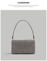 Nuevo Bolso de Diamantes de Imitación para Mujer 2025 Bolso de Alta Gama con Diamantes Bajo el Brazo Bolso Mensajero de Hombro Regalo Hermoso - details 5
