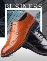 Derby Italy Mocassin Shoos ropa formal para hombre de alta calidad Zapatos de cuero Oxford Block - details 0