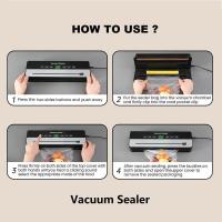 Con 6 modos de potencia de vacío, manguera de sellado al vacío y secador externo, 30 bolsas incluidas - details 3