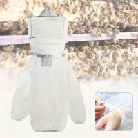 Chaqueta Protectora Transparente Profesional para Apicultores Transpirable, Duradera, Adecuada para Hombres, Incluye Pañuelo de Cabeza Ideal para Seguridad al Aire Libre y Jardín - details 0