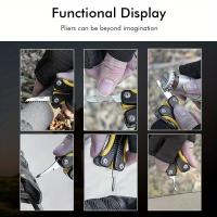 Alicates Multifuncionales Plegables Con Destornillador Y Cuchillo De Acero Inoxidable Herramienta Táctica Portátil Para Caza Camping Senderismo - details 6