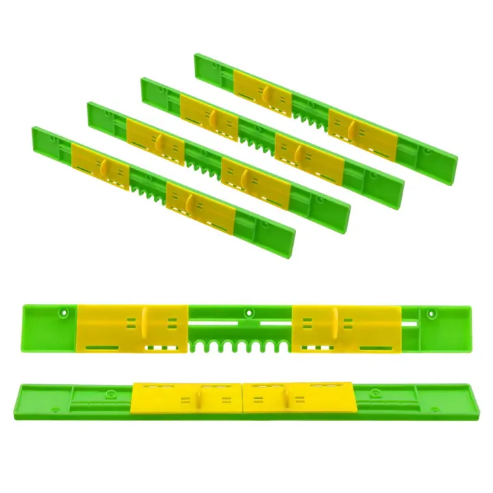 Reductor de entrada de colmena de abeja, protector de ratón de colmena de abeja, 8 marcos, protectores de ratón deslizantes de colmena de plástico de 12,5 pulgadas, paquete de 6 - 1