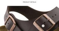 Sandalias de playa al aire libre para hombre y mujer de alta calidad con suela gruesa y cuero de verano. - details 5