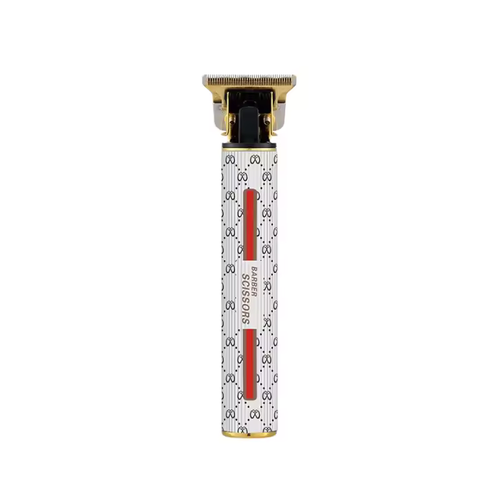Kemei-cortadora de pelo T9 1969 para hombre, máquina de corte de pelo profesional recargable con cuchilla en T de 0mm, USB, para barbero - 1