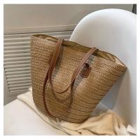 Bolso de Paja Grande Capacidad Estilo Nuevo para 2025 Bolso de Playa Tejido para Mujer - details 18