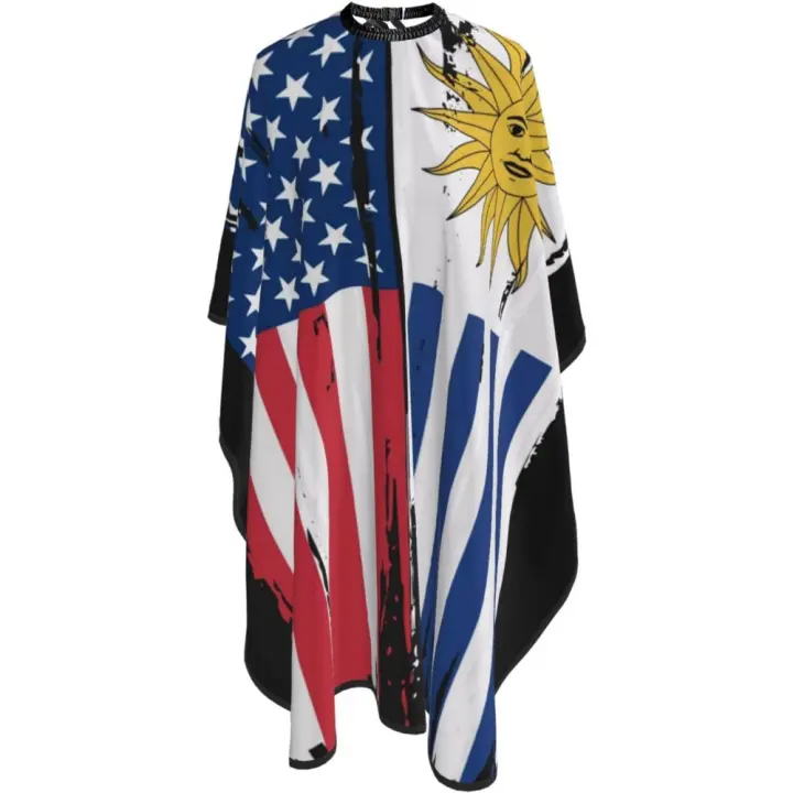 Capa de Barbero Profesional Impermeable, Ajustable, Cierre de Hebilla Ideal para Peluquería y Uso Doméstico 55''X66'' - 1