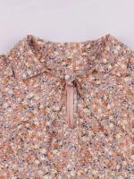 2024 nuevo Vintage Multicolor ral Casual vestidos de vacaciones moda mujer verano cuello pico botones cintura elástica Retro Flare vestido - details 1