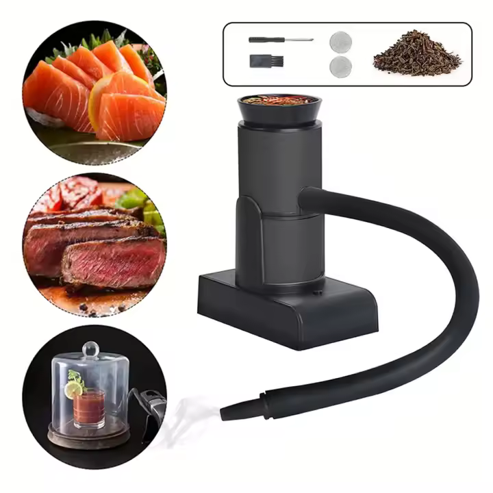 Generador de Humo Frío Herramienta de Cocina BBQ para Ahumar Carne en Casa - 1