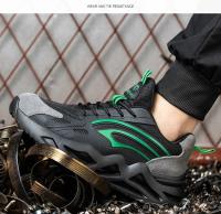 Zapatos de seguridad con punta de plástico para electricista, zapatillas de trabajo ligeras con aislamiento, ANTIPERFORACIONES - details 11