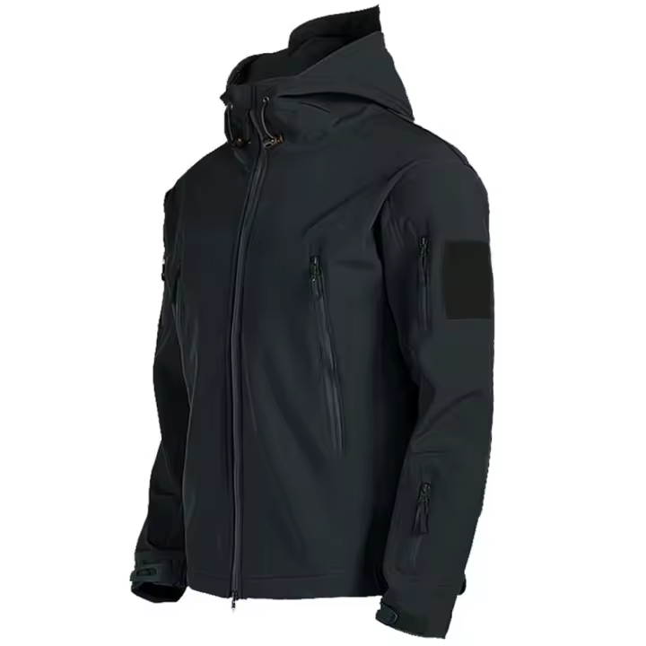 Military Shark Skin Soft Shell Jackets Men Tactical Windproof Waterproof jacket men Army Combat Jackets Mens Hooded Bomber Coats - 1