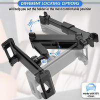 Soporte Universal para tableta de coche, reposacabezas para asiento trasero, soporte para iPad Air Mini Pro, 4-13 pulgadas, rotación de 360 grados, almohada trasera, abrazadera para teléfono - details 4