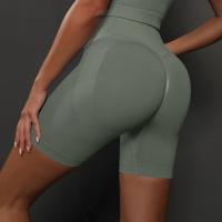 Pantalones cortos de Yoga para mujer, pantalones cortos deportivos sin costuras para gimnasio, pantalones cortos de entrenamiento de cintura alta con realce, pantalones cortos deportivos para Fitness, pantalones cortos de ciclismo - details 1