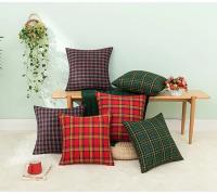 Fundas de Almohada de Plaid de Búfalo Navideño Par de 2 Material de Poliéster - details 9