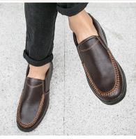 Zapatos de Cuero Genuino para Hombre Mocasines Suaves y Cómodos Calzado Plano Casual - details 14