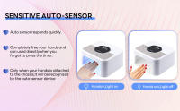 Lámpara de Uva LED Profesional para Uñas Secado Rápido de Gel con 4 Ajustes y Sensor Automático - details 3