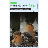 Botas de trabajo indestructibles con puntera de acero para hombre, impermeables y seguras - details 18