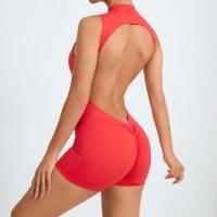 Conjunto de Gimnasio de Entrenamiento para Mujeres Traje de Yoga de Estiramiento Mono Deportivo - details 12