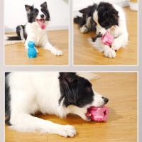 Juguetes de goma para mascotas, juguetes de dentición para lamer, rompecabezas multifuncional resistente a las mordeduras, pelota para perros - details 1